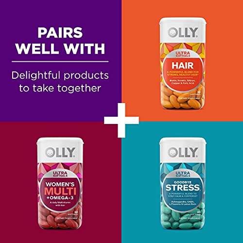 OLLY Ultra Strength Sleep Softgels, 10mg Melatonin, Supports Deep...