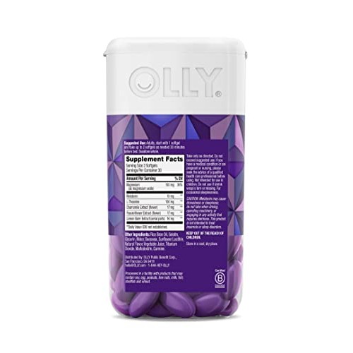 OLLY Ultra Strength Sleep Softgels, 10mg Melatonin, Supports Deep...