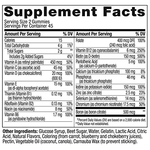 OLLY Womens Multivitamin Gummy, Overall Health and Immune Suppor...