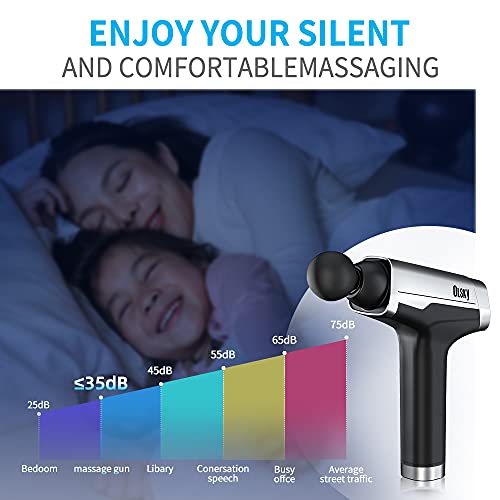 Deep Tissue Muscle Massage Gun with 12 Massage Heads 9 Speed Perc...