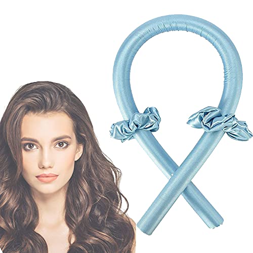Heatless Hair Curlers Rod Headband,Soft No Heat Curls Silk Ribbon...