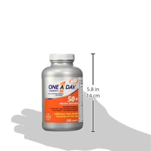 One A Day Womens 50 Plus Healthy Advantage 200 Tablets
