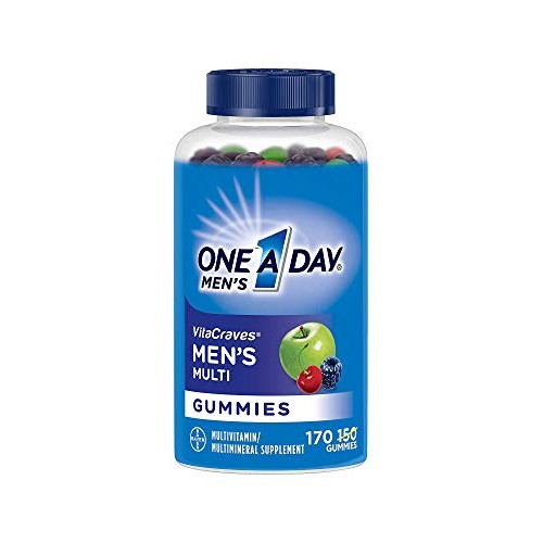 One A Day Men’s Multivitamin Gummies, Supplement with Vitamin A, ...