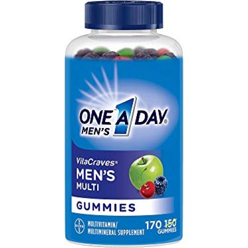 One A Day Men’s Multivitamin Gummies, Supplement with Vitamin A, ...