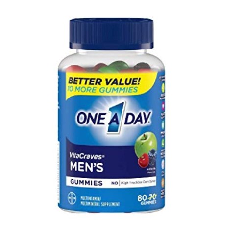 One A Day Men’s Multivitamin Gummies, Supplement with Vitamin A, ...