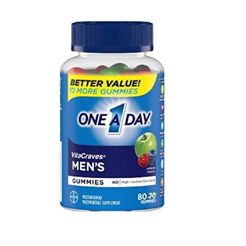 One A Day Men’s Multivitamin Gummies, Supplement with Vitamin A, ...