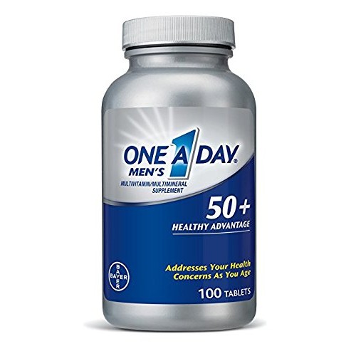 One A Day Mens 50+ Advantage Multivitamins, 4Pack 220 Count Eac...