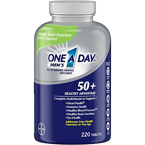 One A Day Mens 50+ Multivitamin 220 Tablets