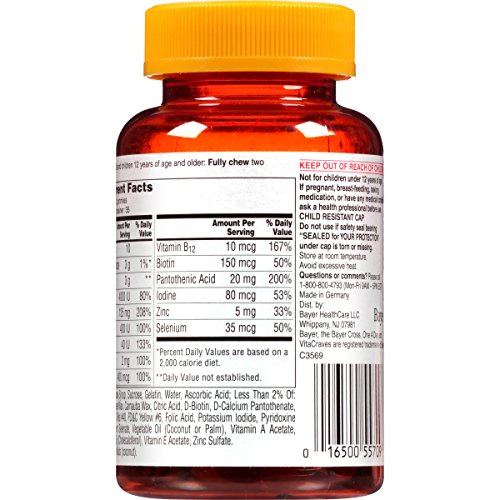 One A Day VitaCraves Immunity Support Multivitamin Gummies*, Supp...