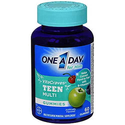 One A Day VitaCraves Teen for Him Multivitamin Gummies, Supplemen...