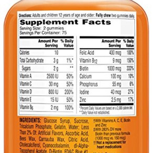 One A Day Women’s VitaCraves Multivitamin Gummies, Supplement wit...