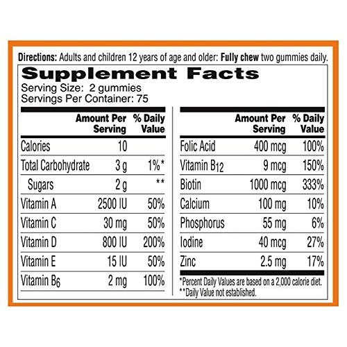 One A Day Women’s VitaCraves Multivitamin Gummies, Supplement wit...