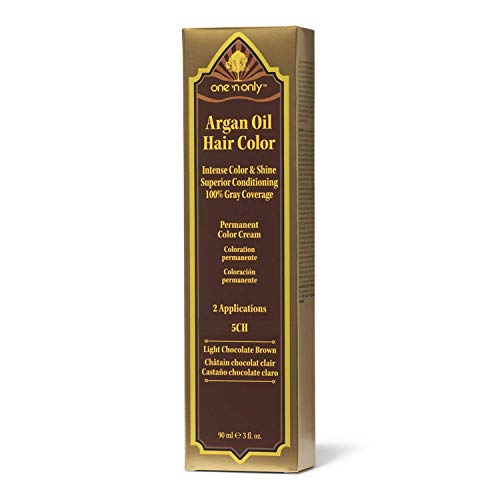 One n Only 5CH Light Chocolate Brown Permanent Hair Color Cream ...