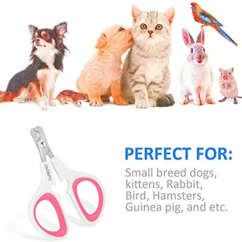OneCut Pet Nail Clippers, Update Version Cat & Kitten Claw Nail C...