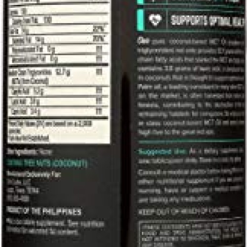 Onnit MCT Oil - Pure MCT Coconut Oil, Ketogenic Diet and Paleo Op...