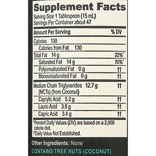 Onnit MCT Oil - Pure MCT Coconut Oil, Ketogenic Diet and Paleo Op...