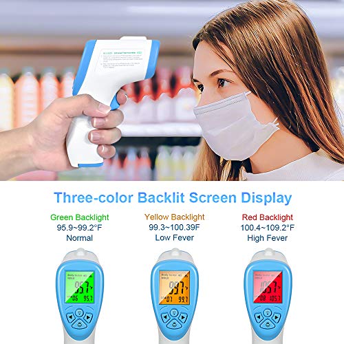 Infrared Digital Non-Contact Thermometer for Adults Forehead and ...