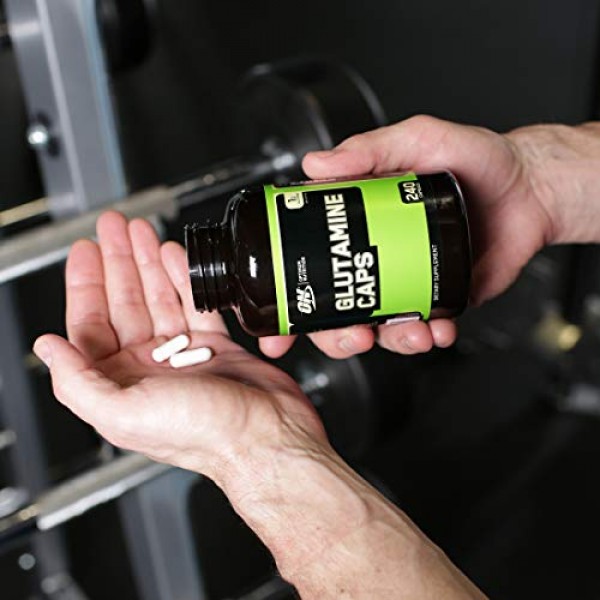 OPTIMUM NUTRITION L-Glutamine Muscle Recovery Capsules ...