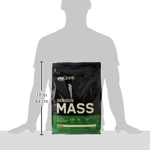 Optimum Nutrition Serious Mass Weight Gainer Protein Powder Vitam...