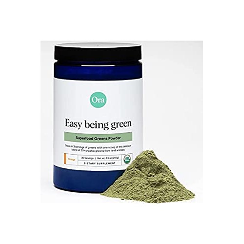 Ora Organic Greens Powder - Vegan, Gluten-Free, Organic Super Gre...
