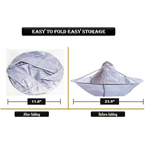 2-Pack Hair Cutting Foldable Cape Umbrella Design Barber Salon Ca...