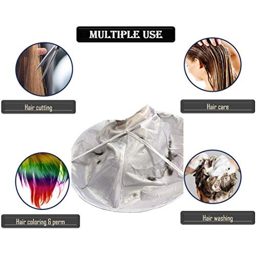 2-Pack Hair Cutting Foldable Cape Umbrella Design Barber Salon Ca...