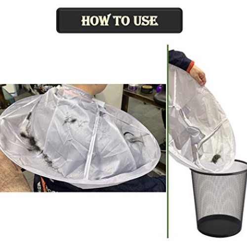 2-Pack Hair Cutting Foldable Cape Umbrella Design Barber Salon Ca...