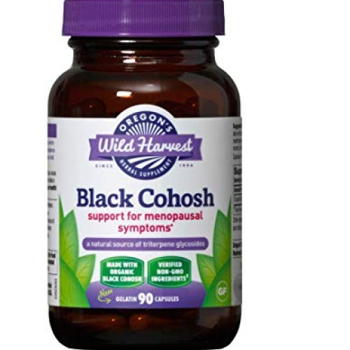 Oregons Wild Harvest Black Cohosh Organic Herbal Supplement, 90 ...