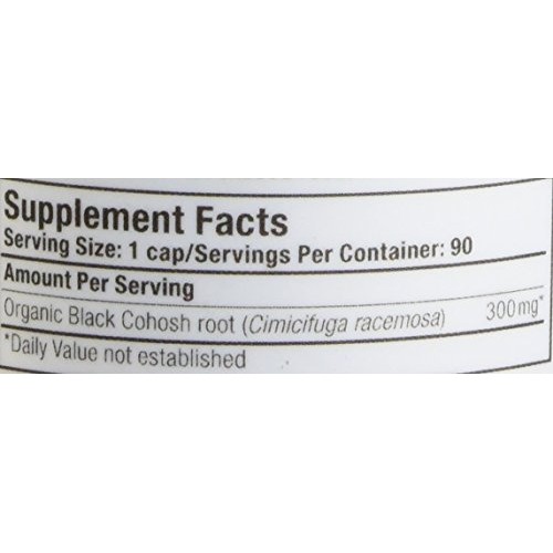 Oregons Wild Harvest Black Cohosh Organic Herbal Supplement, 90 ...