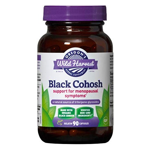 Oregons Wild Harvest Black Cohosh Organic Herbal Supplement, 90 ...
