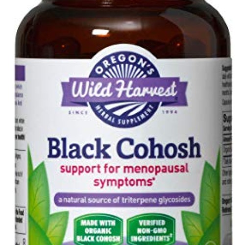 Oregons Wild Harvest Black Cohosh Organic Herbal Supplement, 90 ...