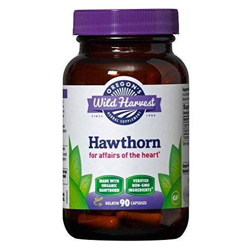 Oregons Wild Harvest Hawthorn Organic Herbal Supplement, 90 Coun...