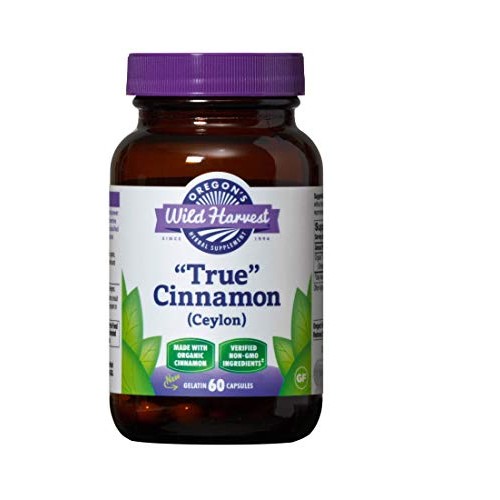 Oregons Wild Harvest True Cinnamon Organic Supplement, 60 Coun...