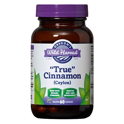 Oregons Wild Harvest True Cinnamon Organic Supplement, 60 Coun...