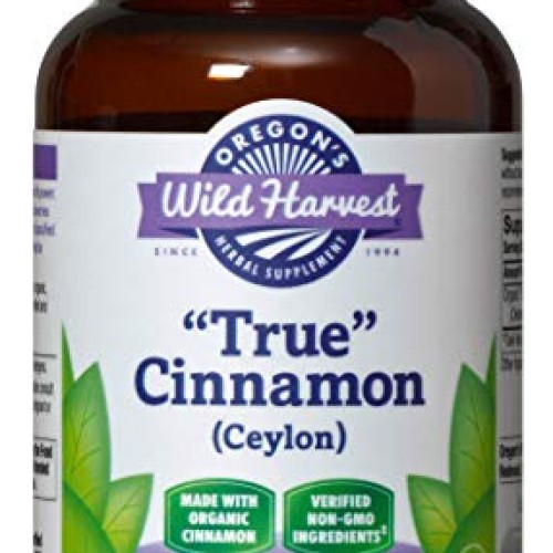 Oregons Wild Harvest True Cinnamon Organic Supplement, 60 Coun...