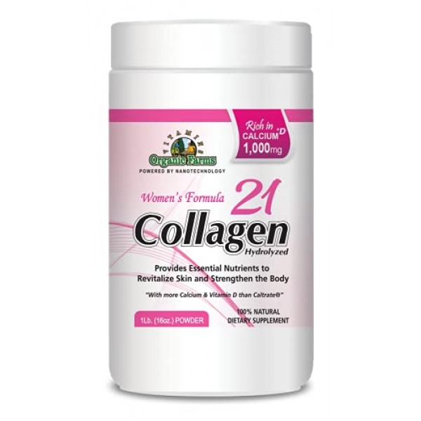 Collagen 21 Hydrolyzed - 1Lb. 16oz. - Collagen Powder Women´s F...