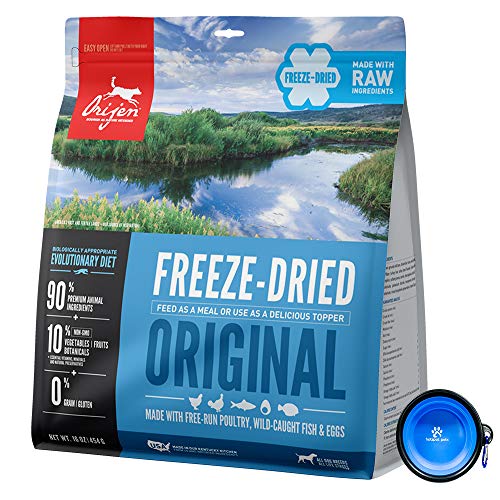 Orijen Freeze Dried Dog Food Snacks, Freeze-Dried Raw 16-Ounce Ba...