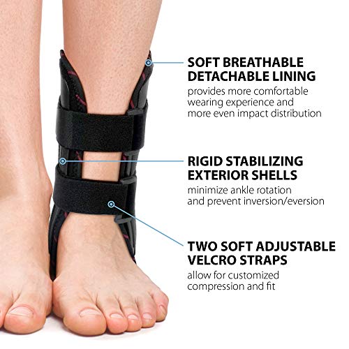 ORTONYX Ankle Stabilizer Brace Stabilizing Stirrup Splint - One S...