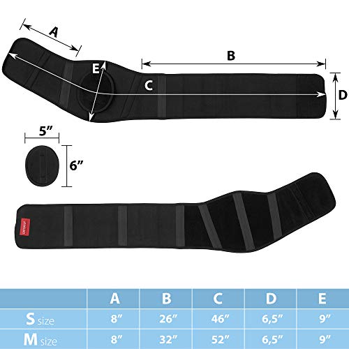 ORTONYX Ergonomic Umbilical Hernia Belt for Men and Women - Abdom...