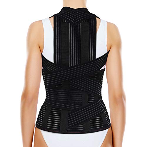ORTONYX Full Back Support Brace with Removable Dorso-lumbar Pad -...
