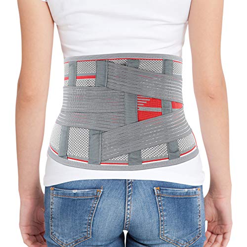 ORTONYX Lumbar Support Belt Lumbosacral Back Brace – Ergonomic De...