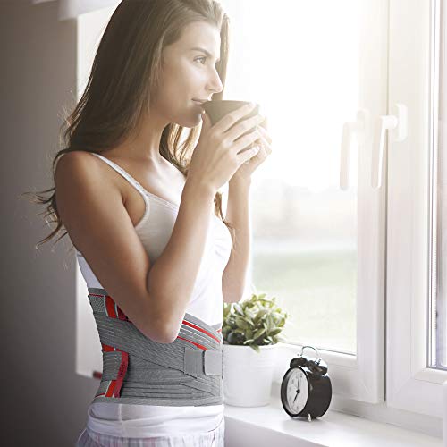 ORTONYX Lumbar Support Belt Lumbosacral Back Brace – Ergonomic De...