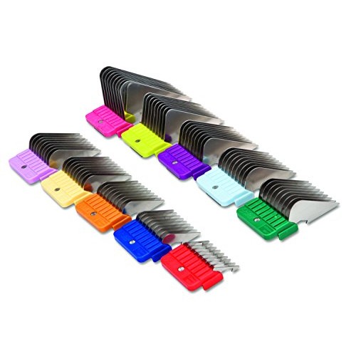Oster 10-Piece Stainless Steel Pet Clipper Guide Comb Kit 078936...