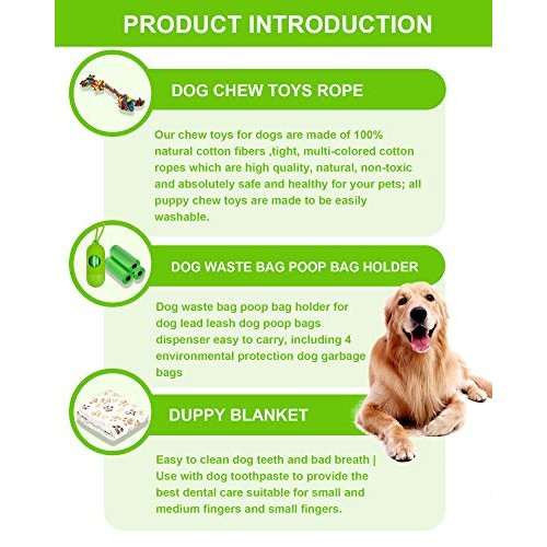 OVERTANG Puppy Starter Kit,16pcs New pup Dog Starter kit Gift Set...