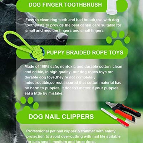 OVERTANG Puppy Starter Kit,16pcs New pup Dog Starter kit Gift Set...