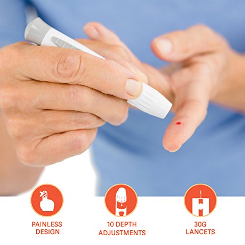 OWELL Tyson Blood Glucose Monitoring Kit | Starter Kit + 50 Refi...