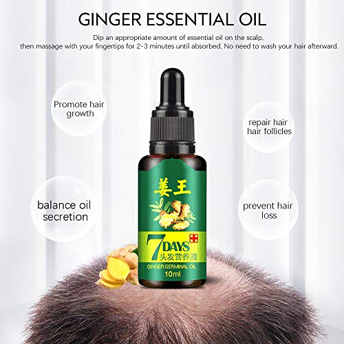 Ownest 3 Packs Hair Growth Ginger Essence Oil,Hair Loss and Hair ...