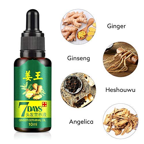Ownest 3 Packs Hair Growth Ginger Essence Oil,Hair Loss and Hair ...