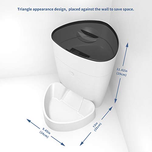 Automatic Cat Feeder with 2.4G WiFi, 4L Auto Dry Food Dispenser T...