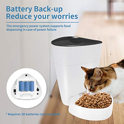 Automatic Cat Feeder with App Control , Dog Food Dispenser Progra...